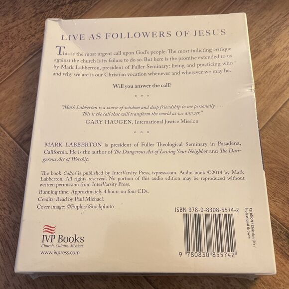 Called: The Crisis and.. by Mark Labberton (Audiobook, 4 CD, 2014) - Brand New - Picture 2 of 2